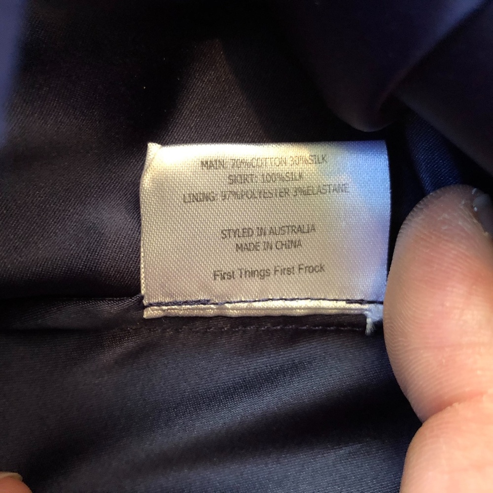 WORN ONCE - Alannah Hill Blue Party Dress - Picture 6 of 6